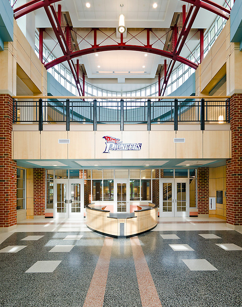Foyer at Patriot high school